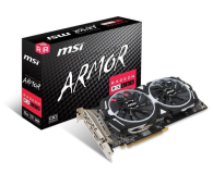 MSI Radeon RX 580 ARMOR OC 8GB 256BIT 2HDMI/DVI-D/2DP p/n - 1454183 - zdjęcie 1